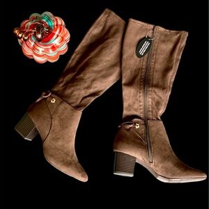 Knee High Chocolate Brown Boots from Charter Club
